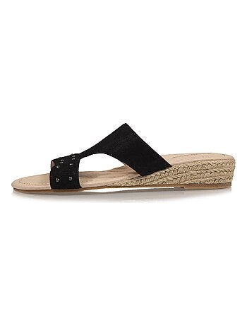 Espadrilles Confort compensée 3cm Isotoner
