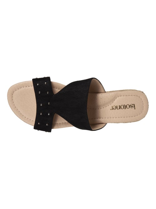 Espadrilles confort compensée 3cm  isotoner - Kiabi