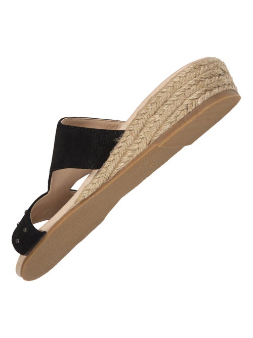 Espadrilles confort compensée 3cm  isotoner - Kiabi
