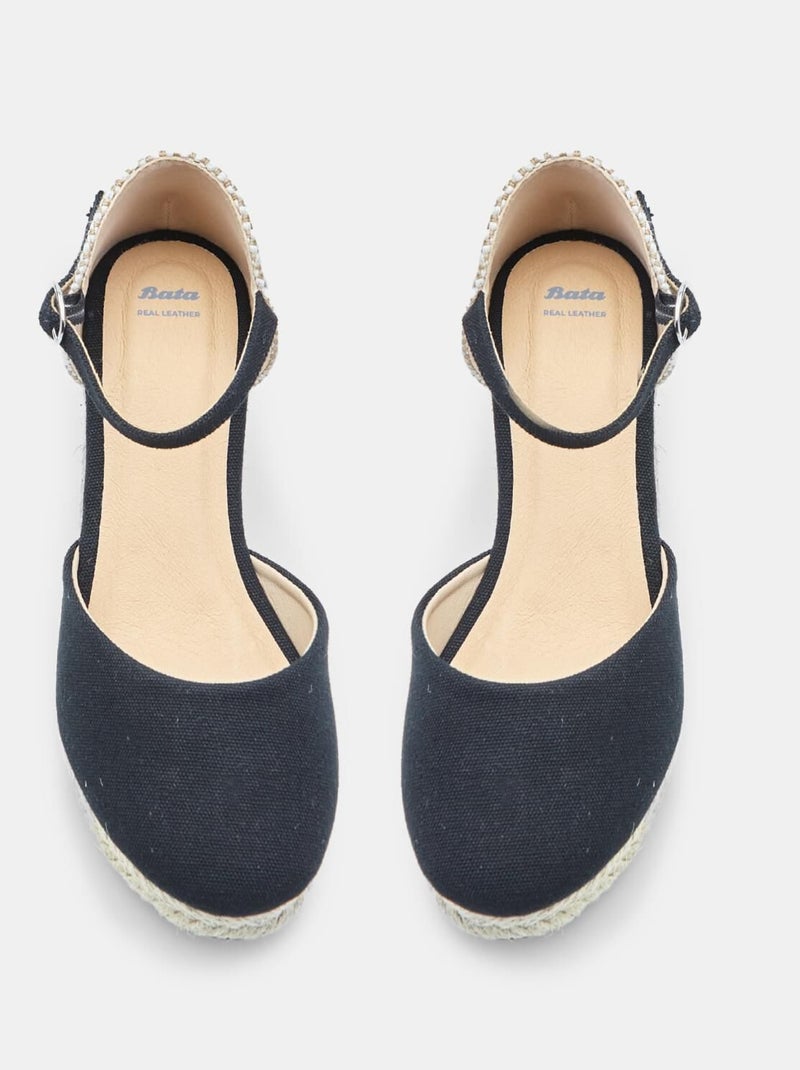 Espadrilles confortables bata Noir - Kiabi