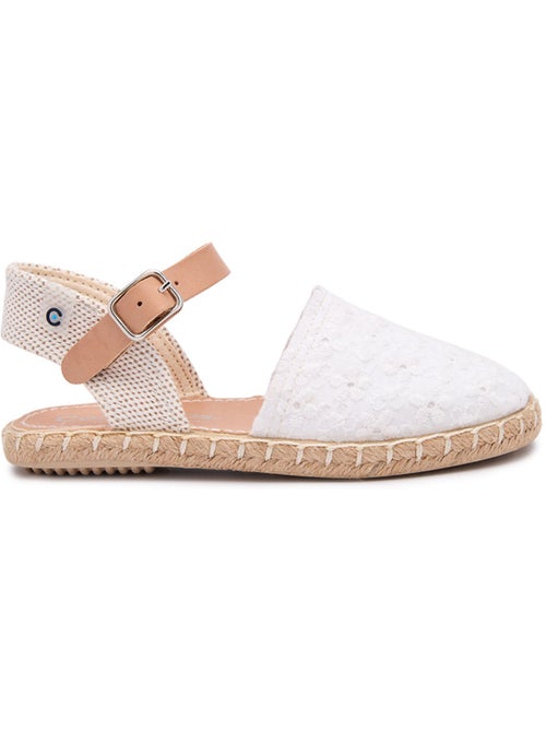 Espadrilles conguitos bordado floral - Kiabi