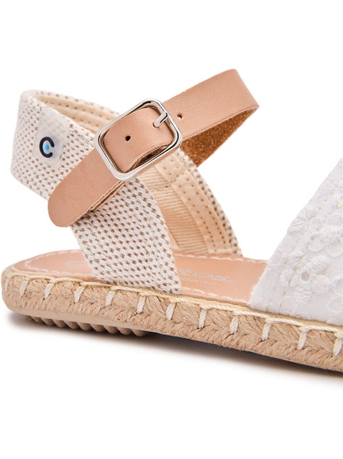 Espadrilles conguitos bordado floral - Kiabi