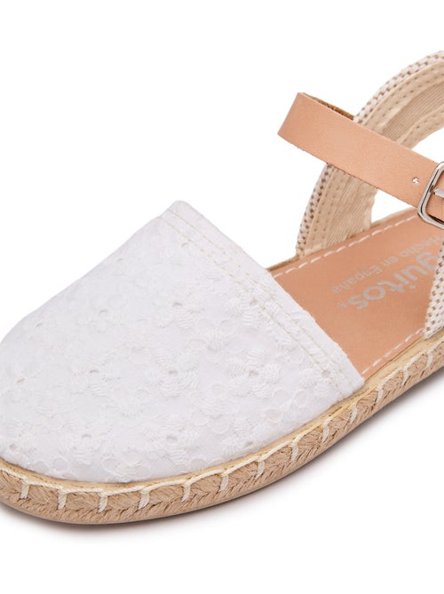 Espadrilles conguitos bordado floral - Kiabi