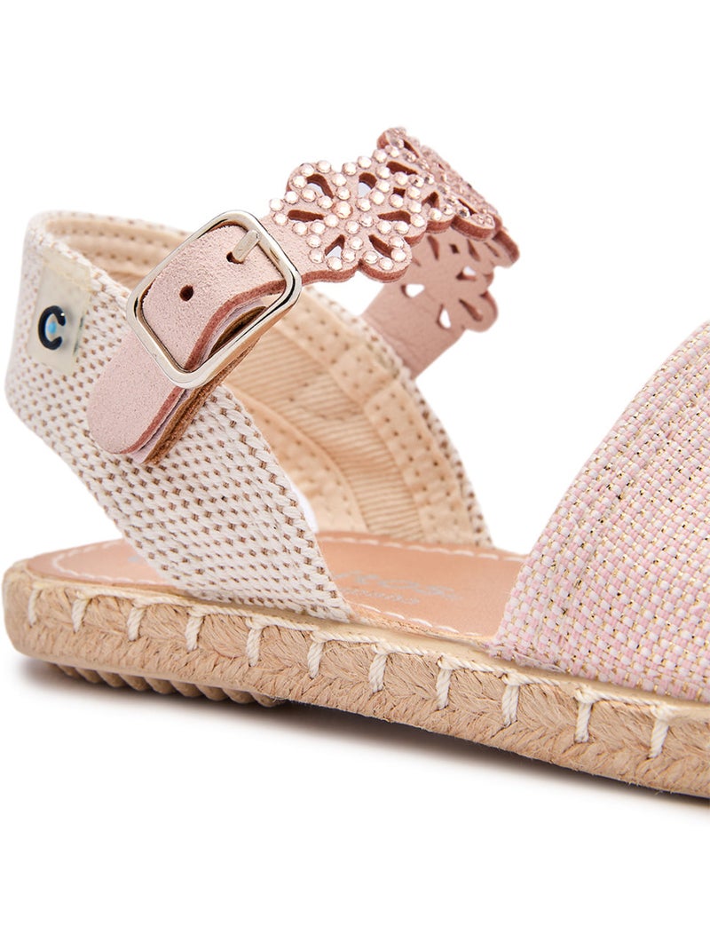 Espadrilles conguitos detalles florales Rose - Kiabi