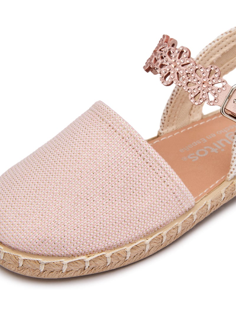 Espadrilles conguitos detalles florales Rose - Kiabi