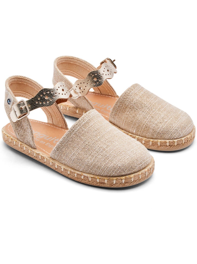 Espadrilles conguitos hebilla Gold - Kiabi
