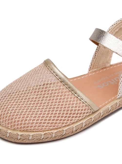 Espadrilles conguitos malla brillante - Kiabi