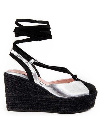 Espadrilles de Sparte MATÉRIAU SYNTHÉTIQUE ARGENT