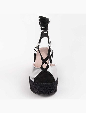 Espadrilles de Sparte MATÉRIAU SYNTHÉTIQUE ARGENT
