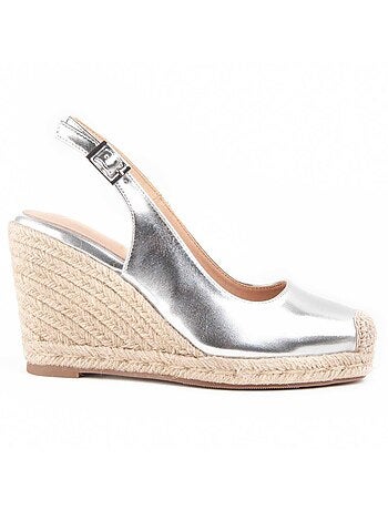 Espadrilles de Sparte MATÉRIAU SYNTHÉTIQUE ARGENT