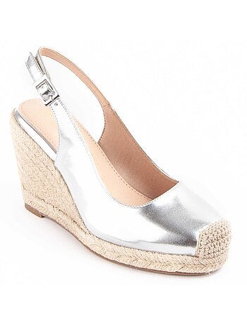 Espadrilles de Sparte MATÉRIAU SYNTHÉTIQUE ARGENT