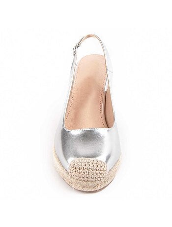 Espadrilles de Sparte MATÉRIAU SYNTHÉTIQUE ARGENT