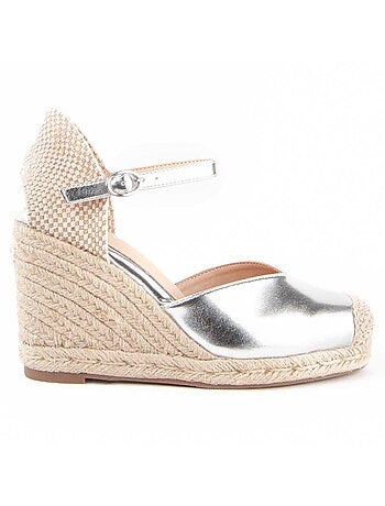 Espadrilles de Sparte MATÉRIAU SYNTHÉTIQUE ARGENT