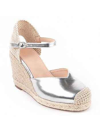 Espadrilles de Sparte MATÉRIAU SYNTHÉTIQUE ARGENT