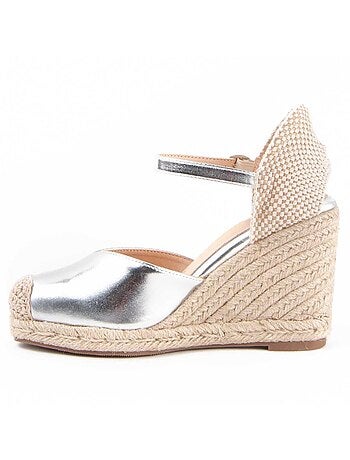 Espadrilles de Sparte MATÉRIAU SYNTHÉTIQUE ARGENT