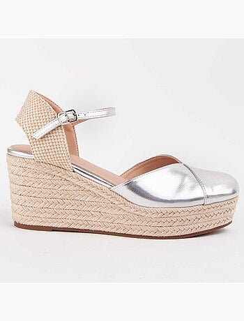 Espadrilles de Sparte MATÉRIAU SYNTHÉTIQUE ARGENT