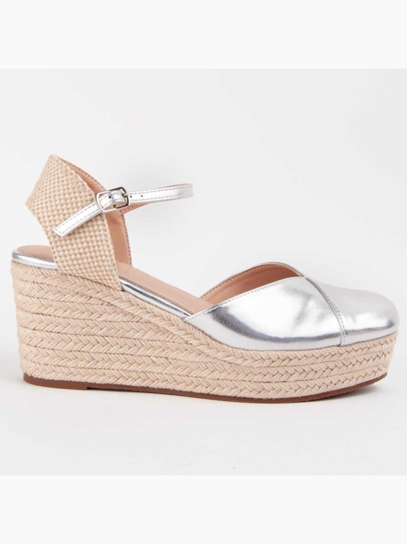 Espadrilles De Sparte Matériau Synthétique Montevita Doré/or - Kiabi