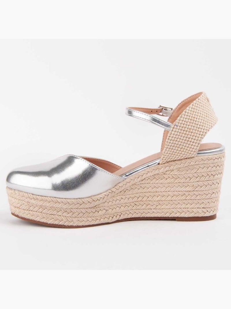 Espadrilles De Sparte Matériau Synthétique Montevita Doré/or - Kiabi