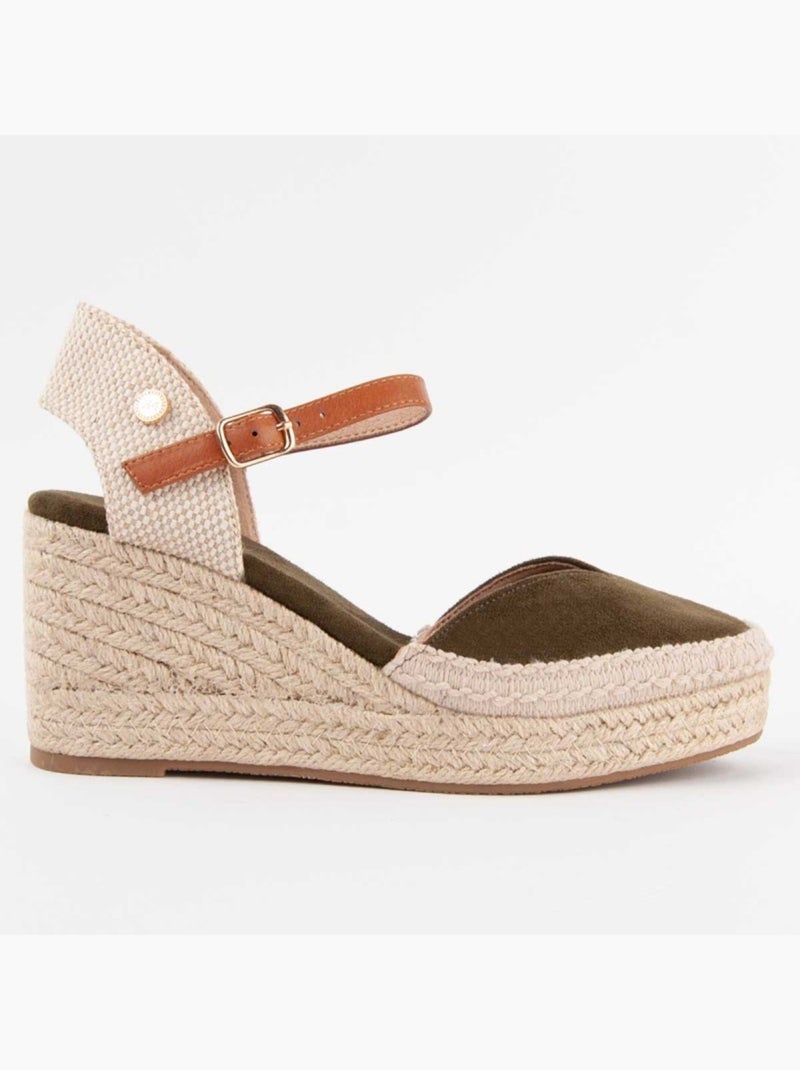 Espadrilles De Sparte Matériau Synthétique Montevita Vert - Kiabi