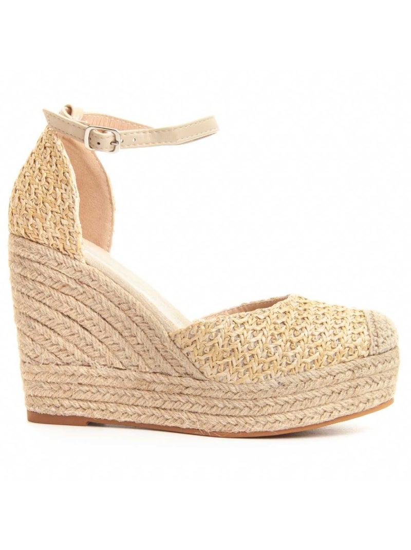 Espadrilles De Sparte Matériel Synthétique Montevita Beige - Kiabi