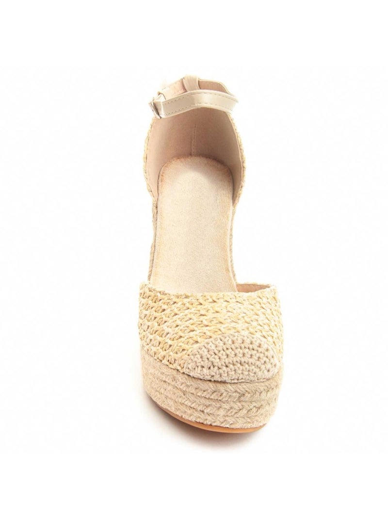 Espadrilles De Sparte Matériel Synthétique Montevita Beige - Kiabi