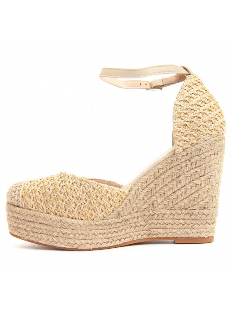 Espadrilles De Sparte Matériel Synthétique Montevita Beige - Kiabi