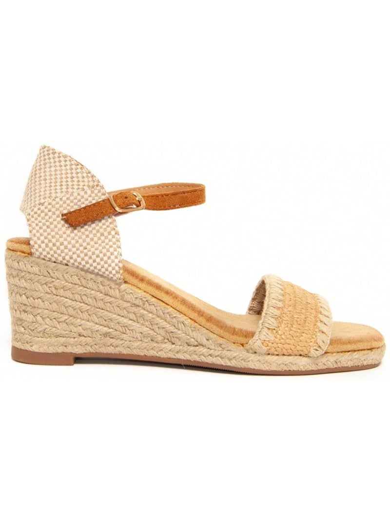 Espadrilles De Sparte Matériel Synthétique Montevita Beige - Kiabi