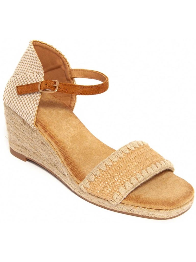 Espadrilles De Sparte Matériel Synthétique Montevita Beige - Kiabi