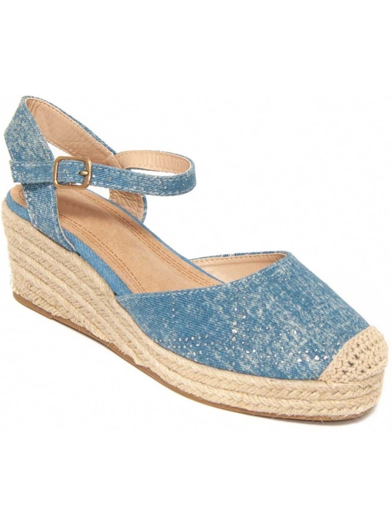Espadrilles De Sparte Matériel Synthétique Montevita Bleu - Kiabi