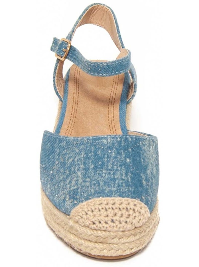 Espadrilles De Sparte Matériel Synthétique Montevita Bleu - Kiabi