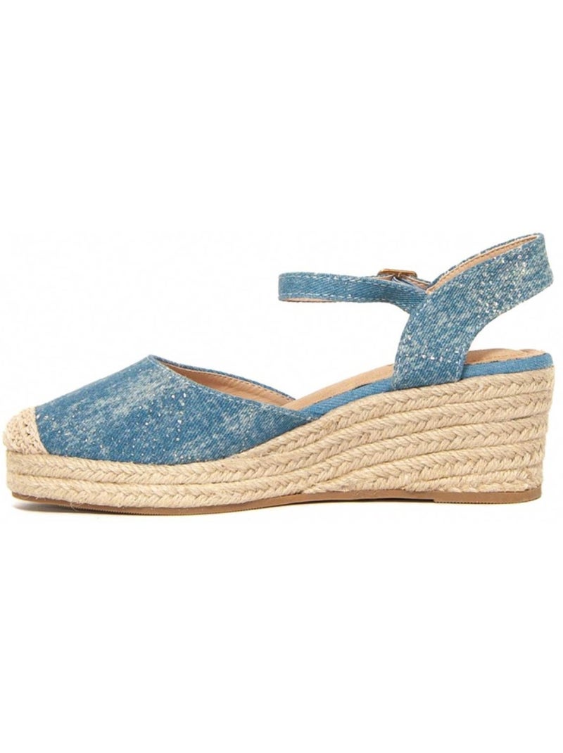 Espadrilles De Sparte Matériel Synthétique Montevita Bleu - Kiabi