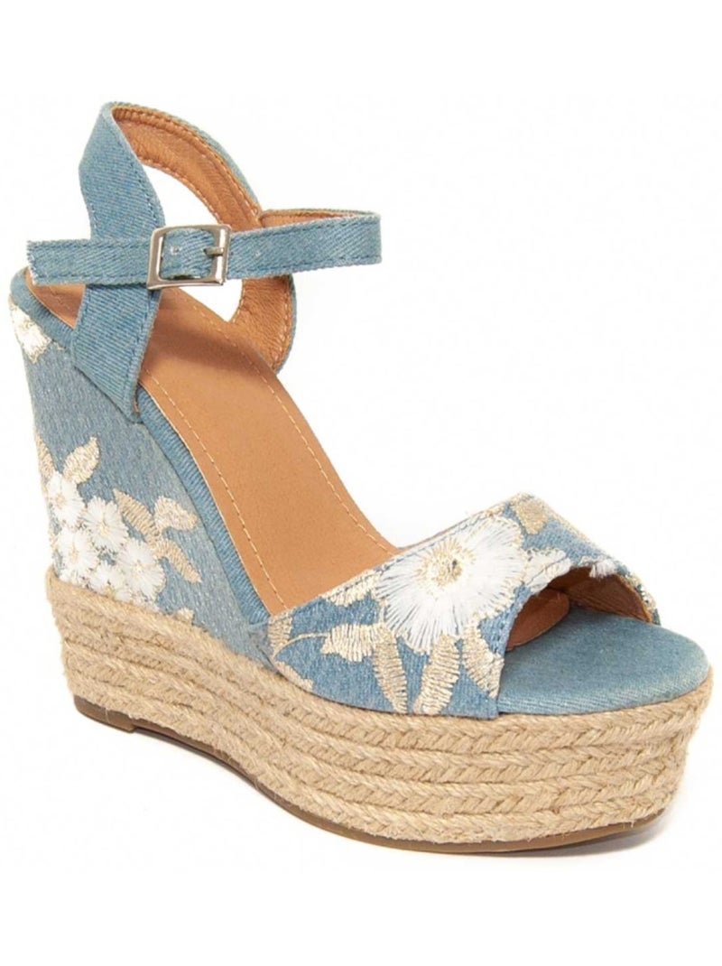 Espadrilles De Sparte Matériel Synthétique Montevita Bleu - Kiabi