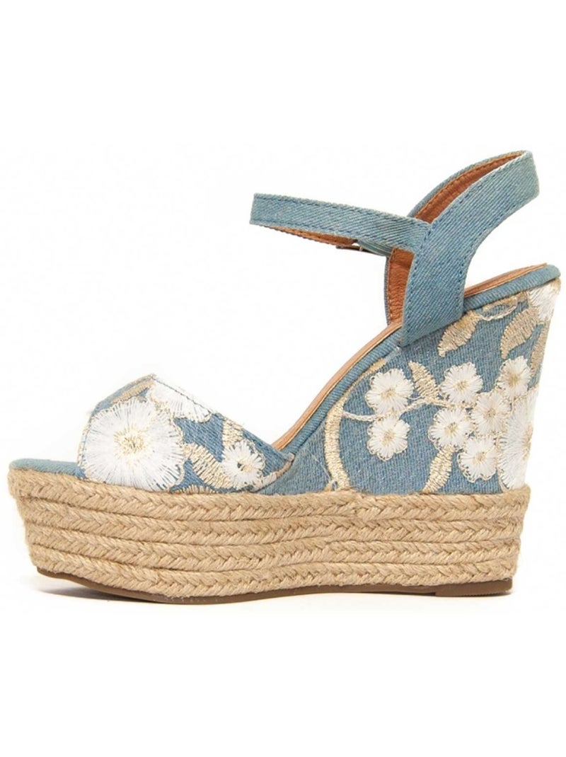 Espadrilles De Sparte Matériel Synthétique Montevita Bleu - Kiabi