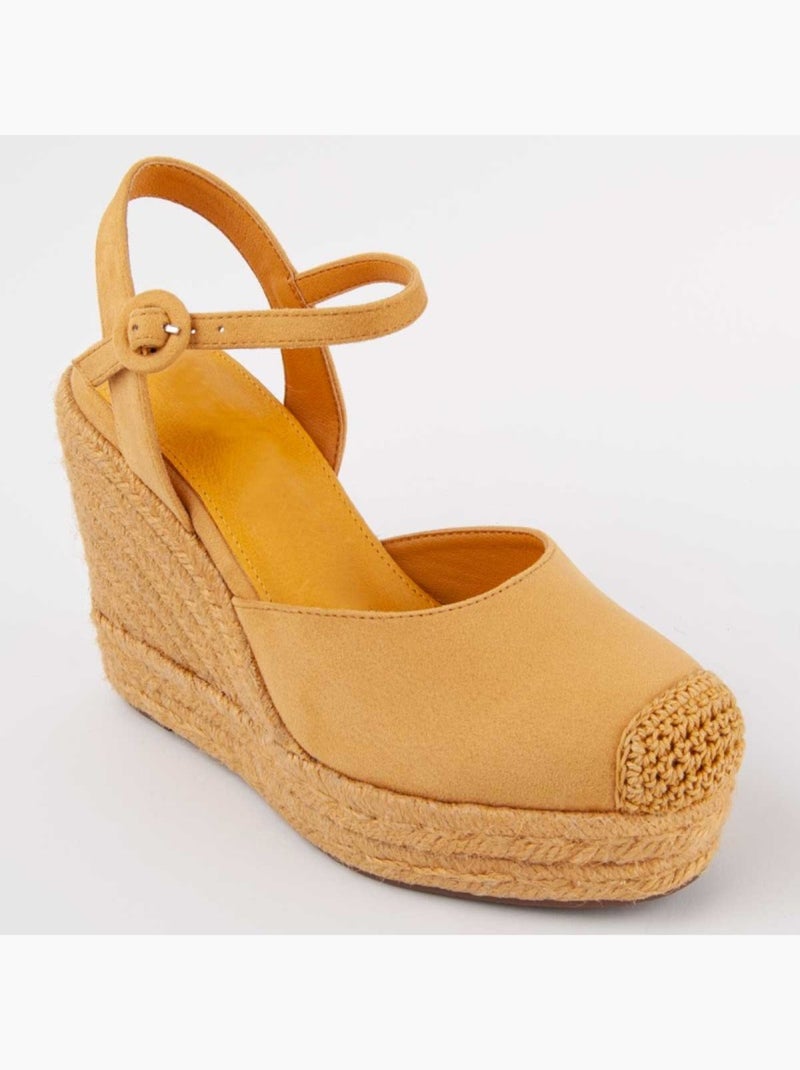 Espadrilles De Sparte Matériel Synthétique Montevita Jaune - Kiabi