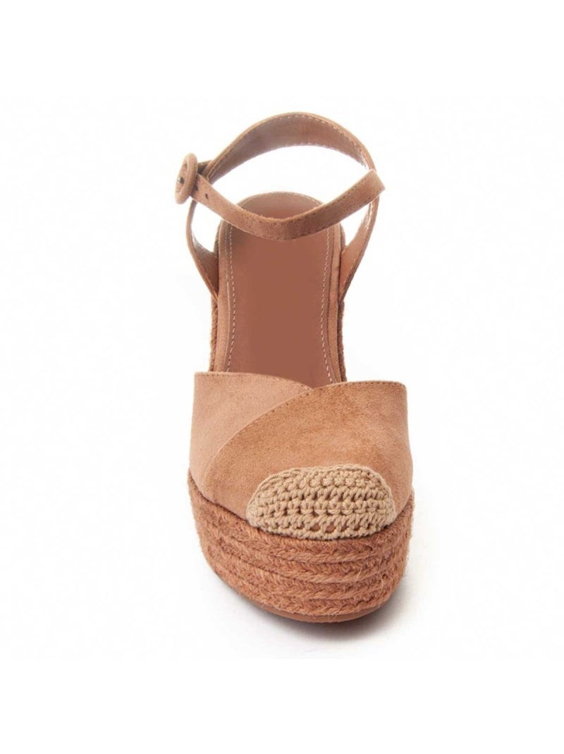 Espadrilles De Sparte Matériel Synthétique Montevita Marron - Kiabi