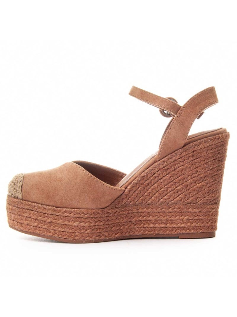 Espadrilles De Sparte Matériel Synthétique Montevita Marron - Kiabi