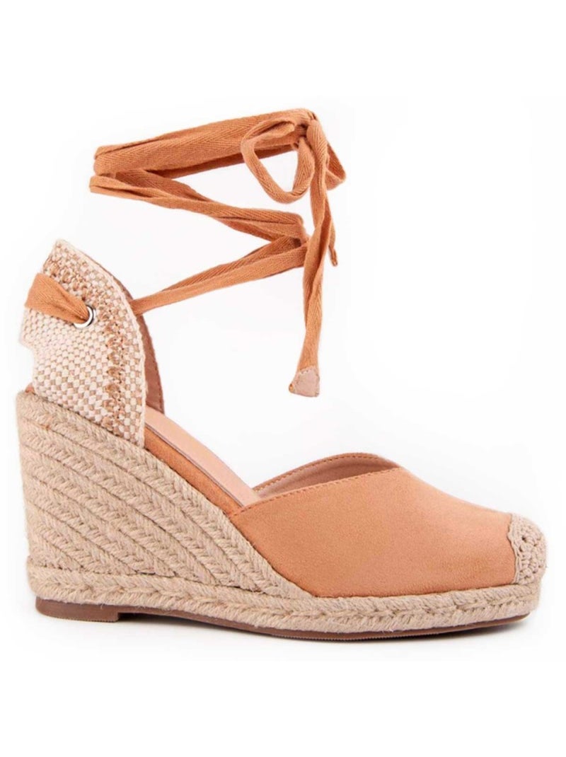 Espadrilles De Sparte Matériel Synthétique Montevita Marron - Kiabi