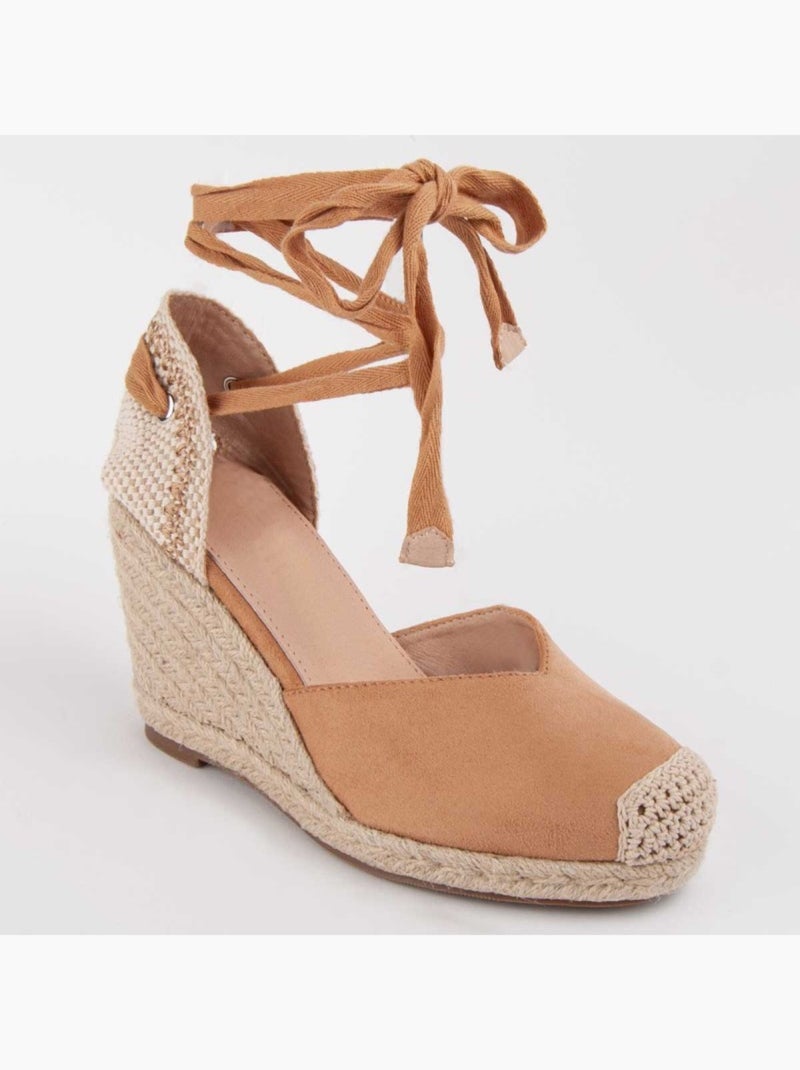 Espadrilles De Sparte Matériel Synthétique Montevita Marron - Kiabi
