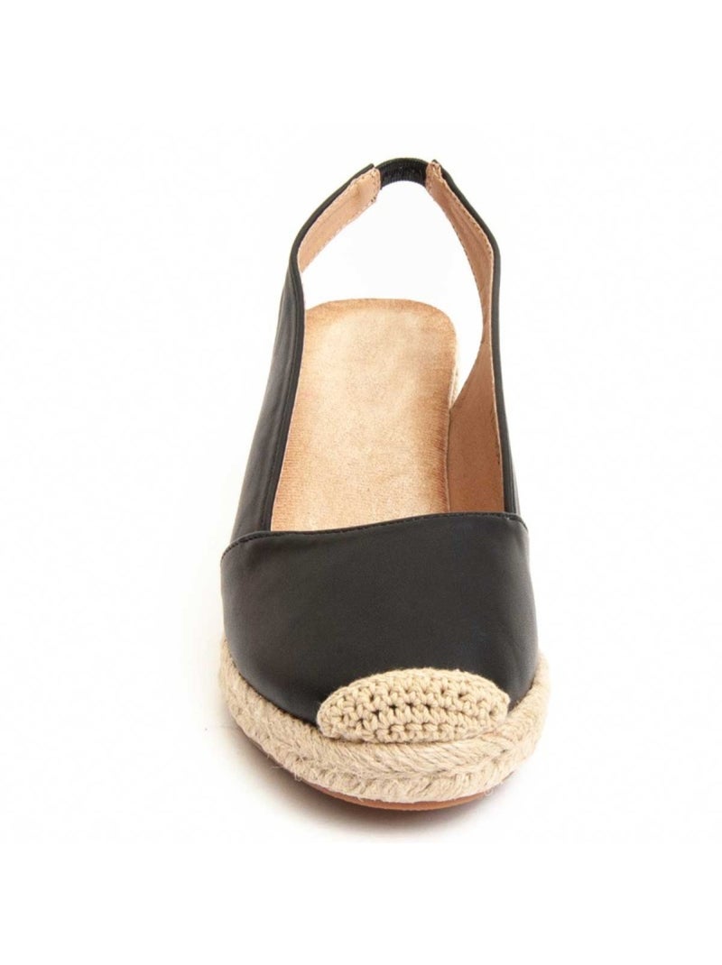 Espadrilles de sparte matériel synthétique montevita Noir - Kiabi