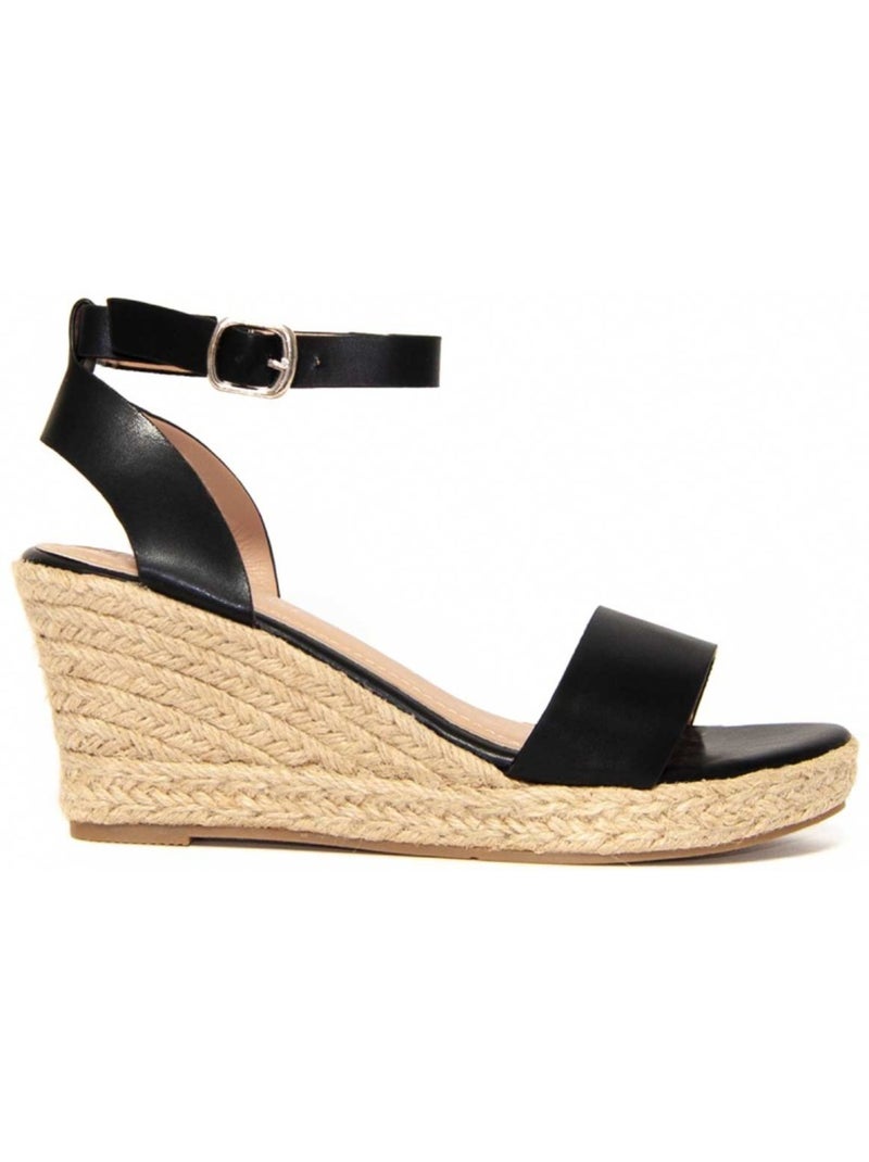 Espadrilles de sparte matériel synthétique montevita Noir - Kiabi