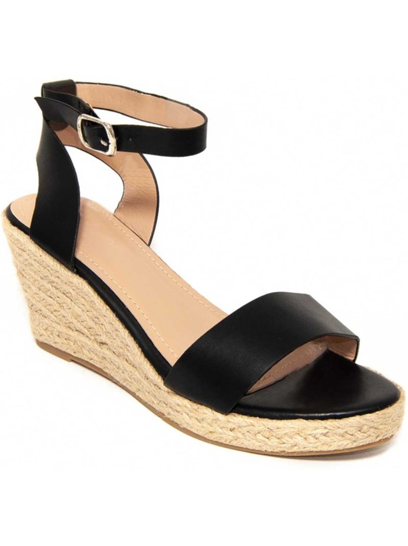 Espadrilles de sparte matériel synthétique montevita Noir - Kiabi