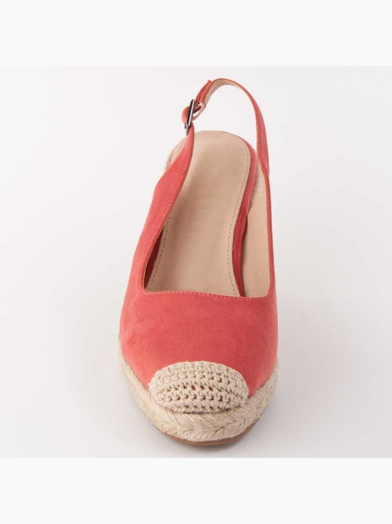 Espadrilles De Sparte Matériel Synthétique Montevita Orange - Kiabi
