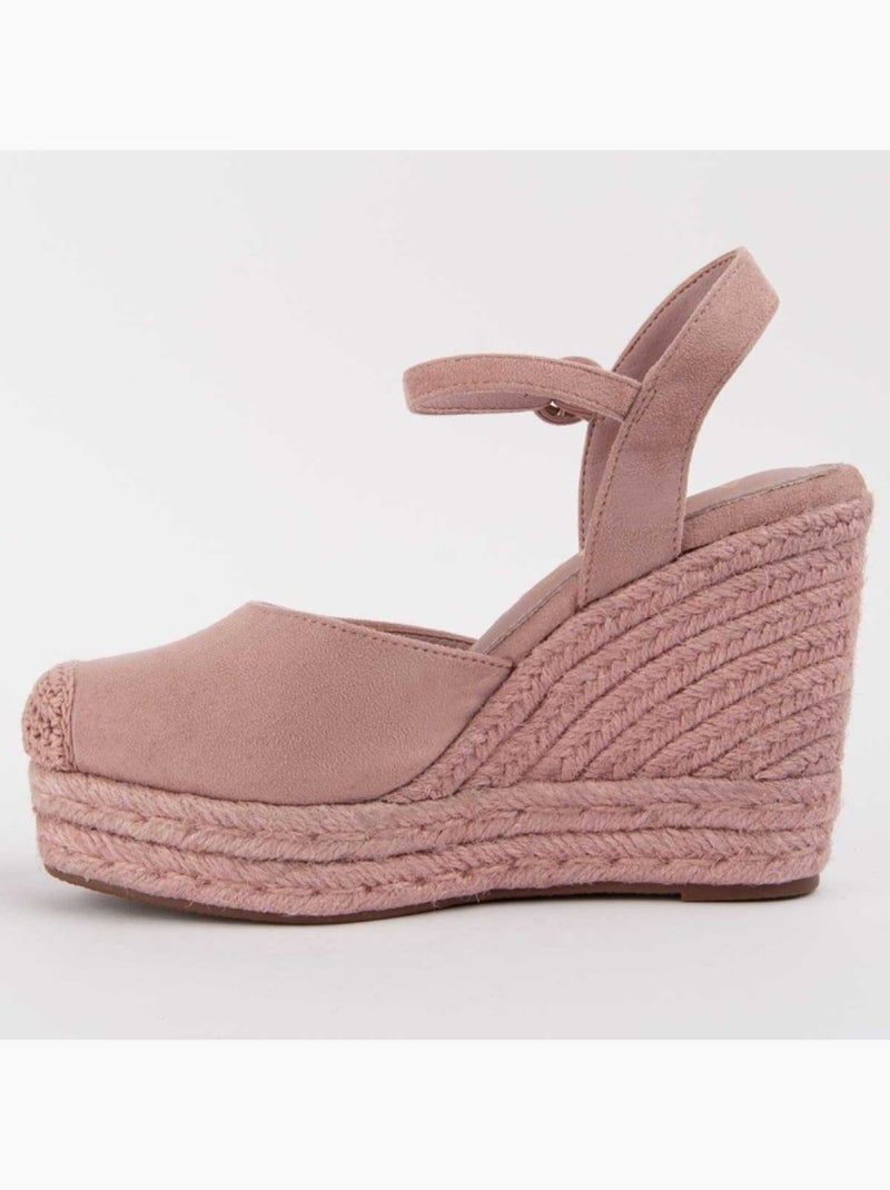 Espadrilles De Sparte Matériel Synthétique Montevita Rose - Kiabi