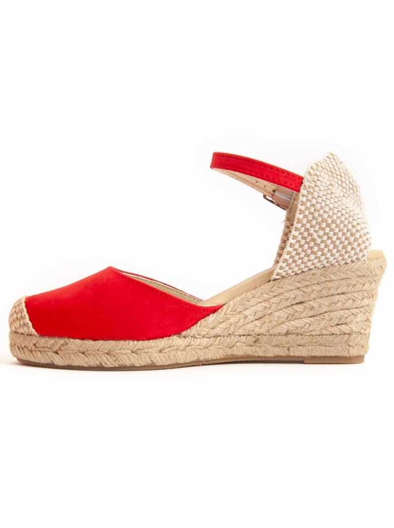 Espadrilles De Sparte Matériel Synthétique Montevita Rouge - Kiabi