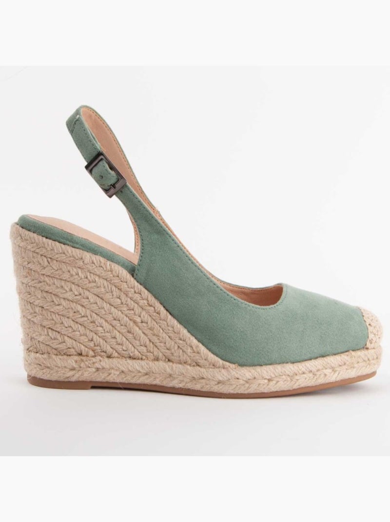 Espadrilles De Sparte Matériel Synthétique Montevita Vert - Kiabi