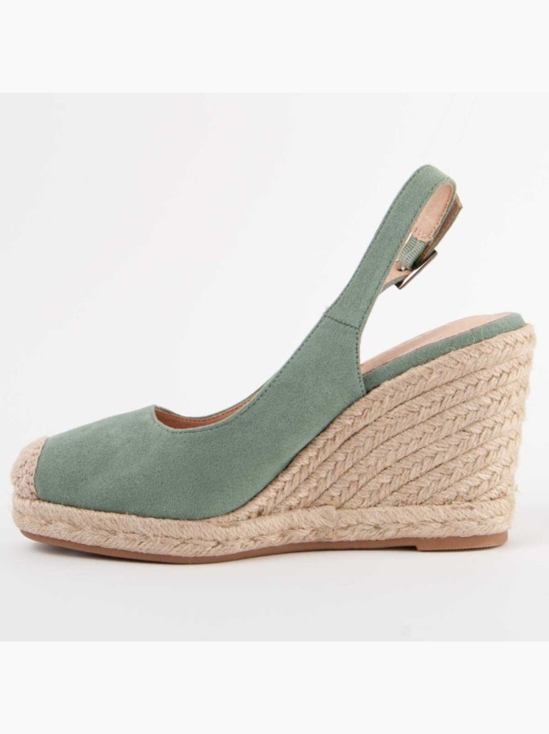 Espadrilles De Sparte Matériel Synthétique Montevita Vert - Kiabi