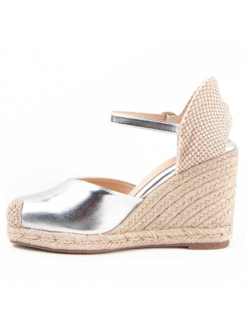 Espadrilles De Sparte Mat?riau Synth?tique Montevita Argent - Kiabi