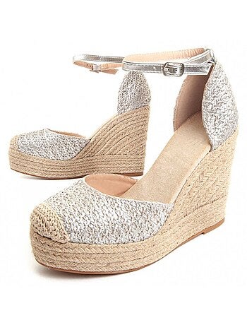 Espadrilles de Sparte SYNTHÉTIQUE ARGENT