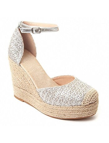 Espadrilles de Sparte SYNTHÉTIQUE ARGENT