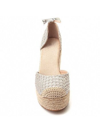 Espadrilles de Sparte SYNTHÉTIQUE ARGENT